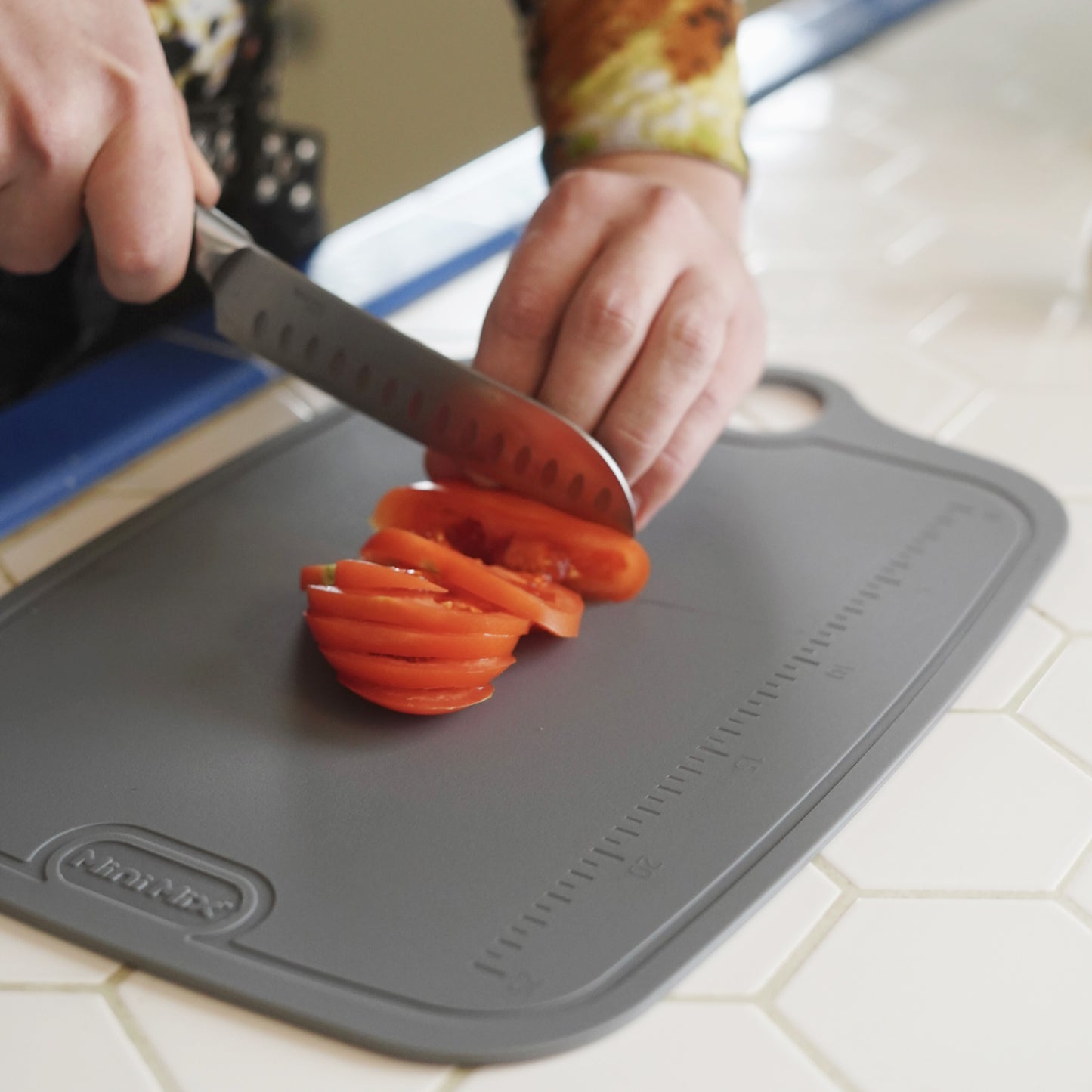 TPU Cutting Board. Single / 1 piece. Gray.